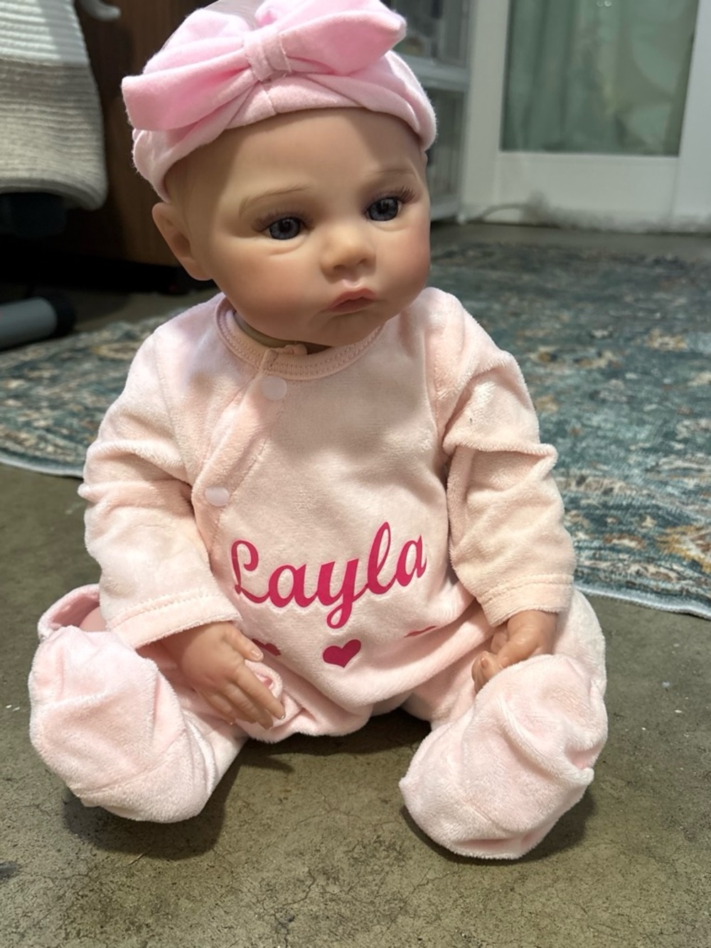 Target Layla Baby Doll in Light Pink Outfit